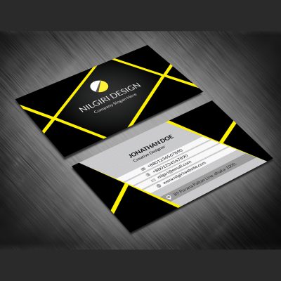 Free Black Business Card, black business card, black business design
