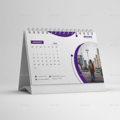 Desk Calendar, Desk Calendar 2022, Desk Calendar Design