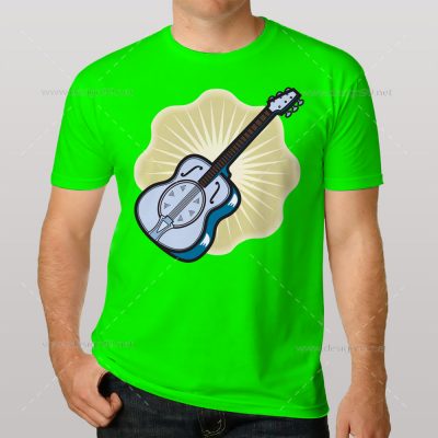 t-shirt Design, Free t-shirt Design, t-shirt design template, t-shirt, white t shirt design, vintage t-shirt design, guitar t-shirt, guitar t-shirt design, green