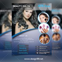 Beauty Parlor Flyer, free beauty salon flyer, parlour flyer, parlor flyer, hair salon flyer